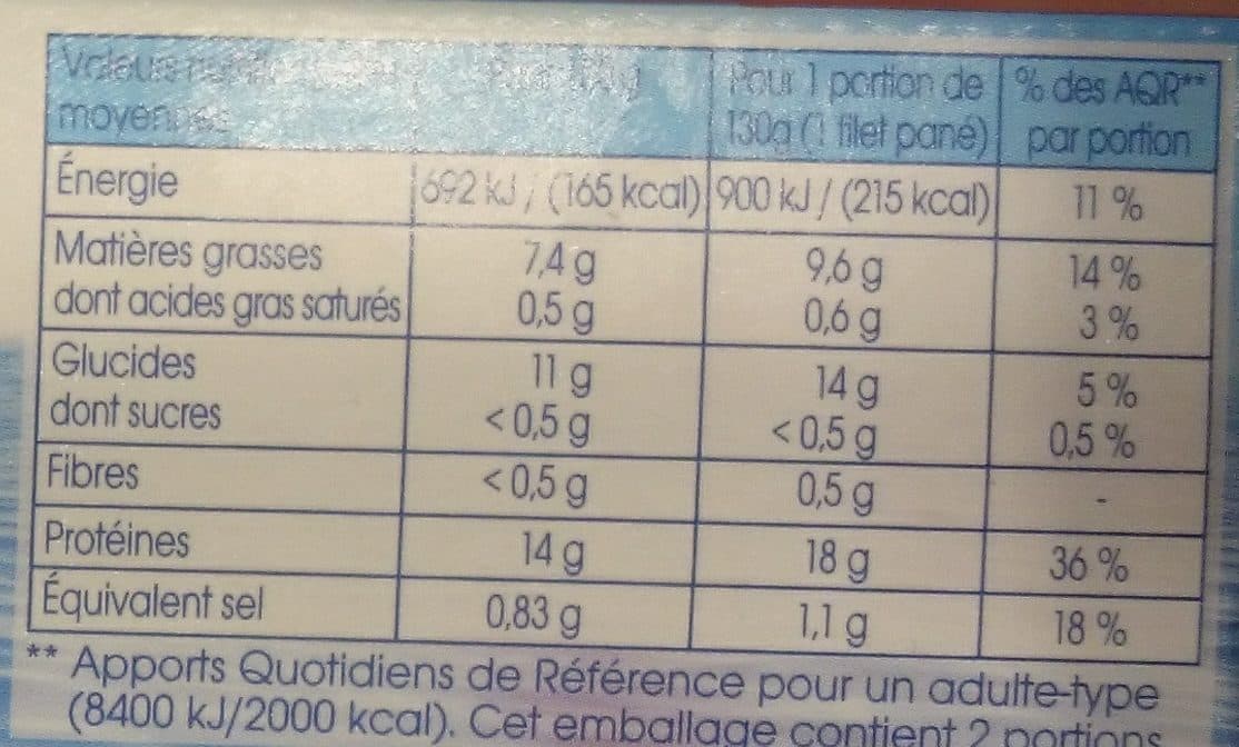 Findus Les Filets de Colin d'Alaska - Citron et Fines Herbes packshot