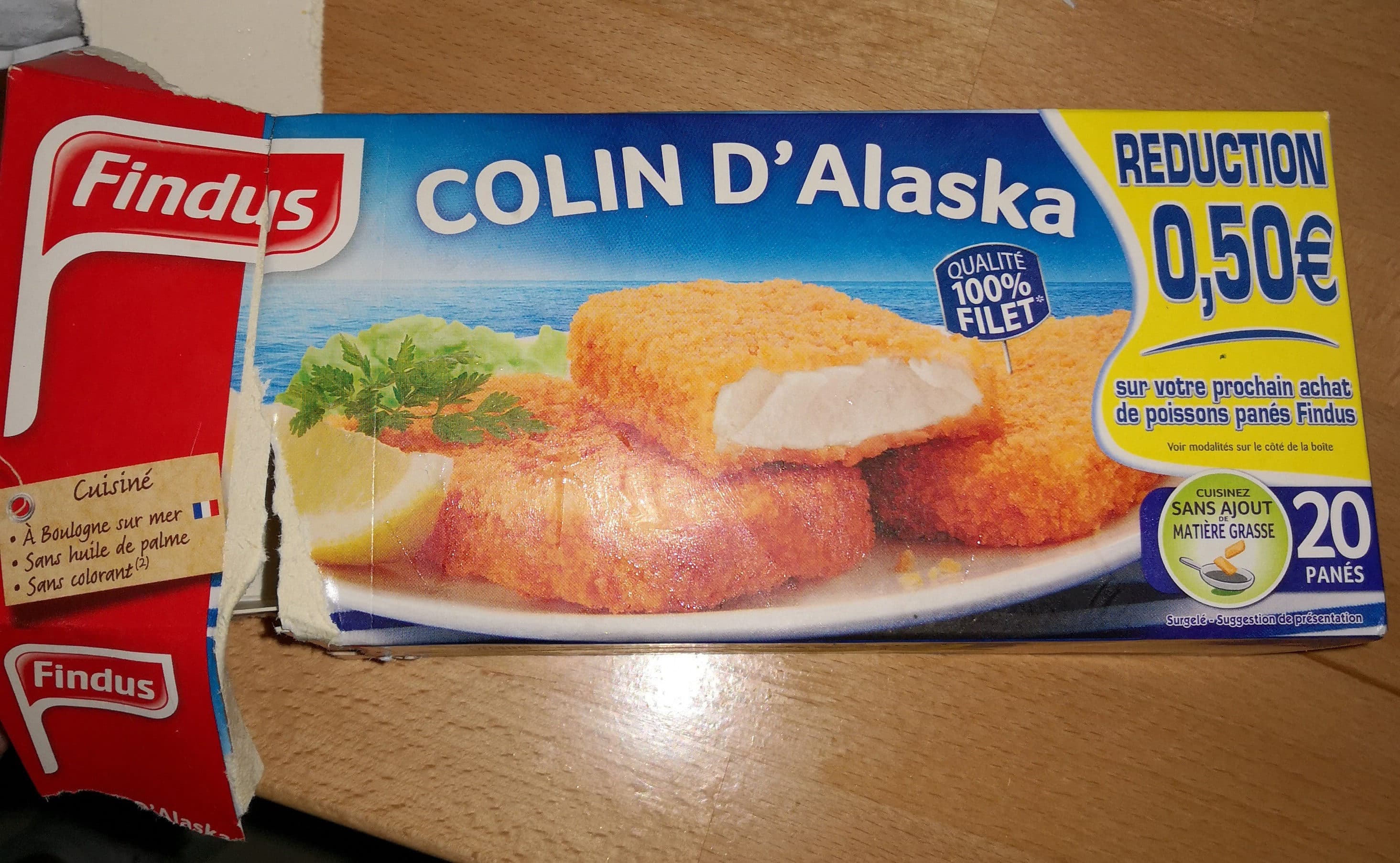 findus Colin D'Alaska (20 Panés) packshot