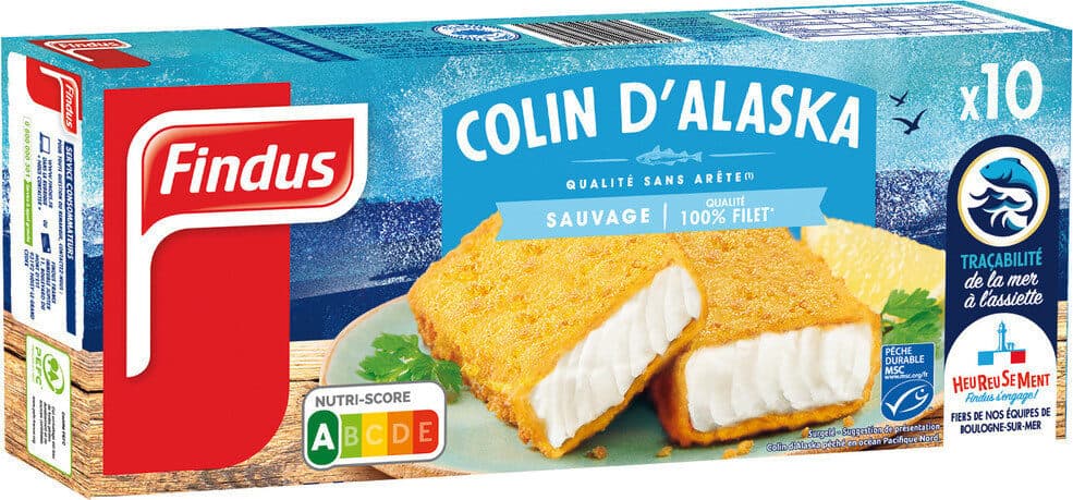 findus Tranches panées de Colin d'Alaska packshot