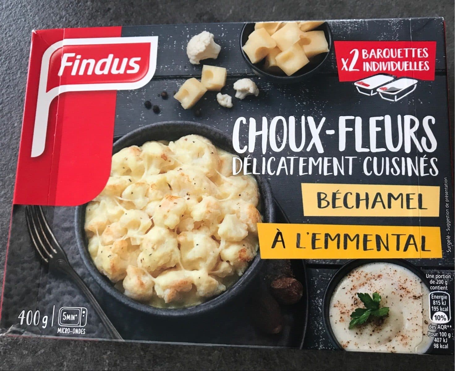 Findus Fleurette de choux fleur packshot