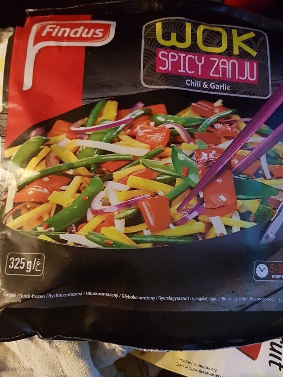 Findus Wok spicy zanju packshot