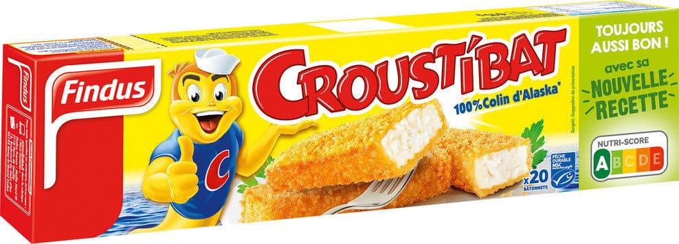 Findus Bâtonnets Croustibat MSC packshot