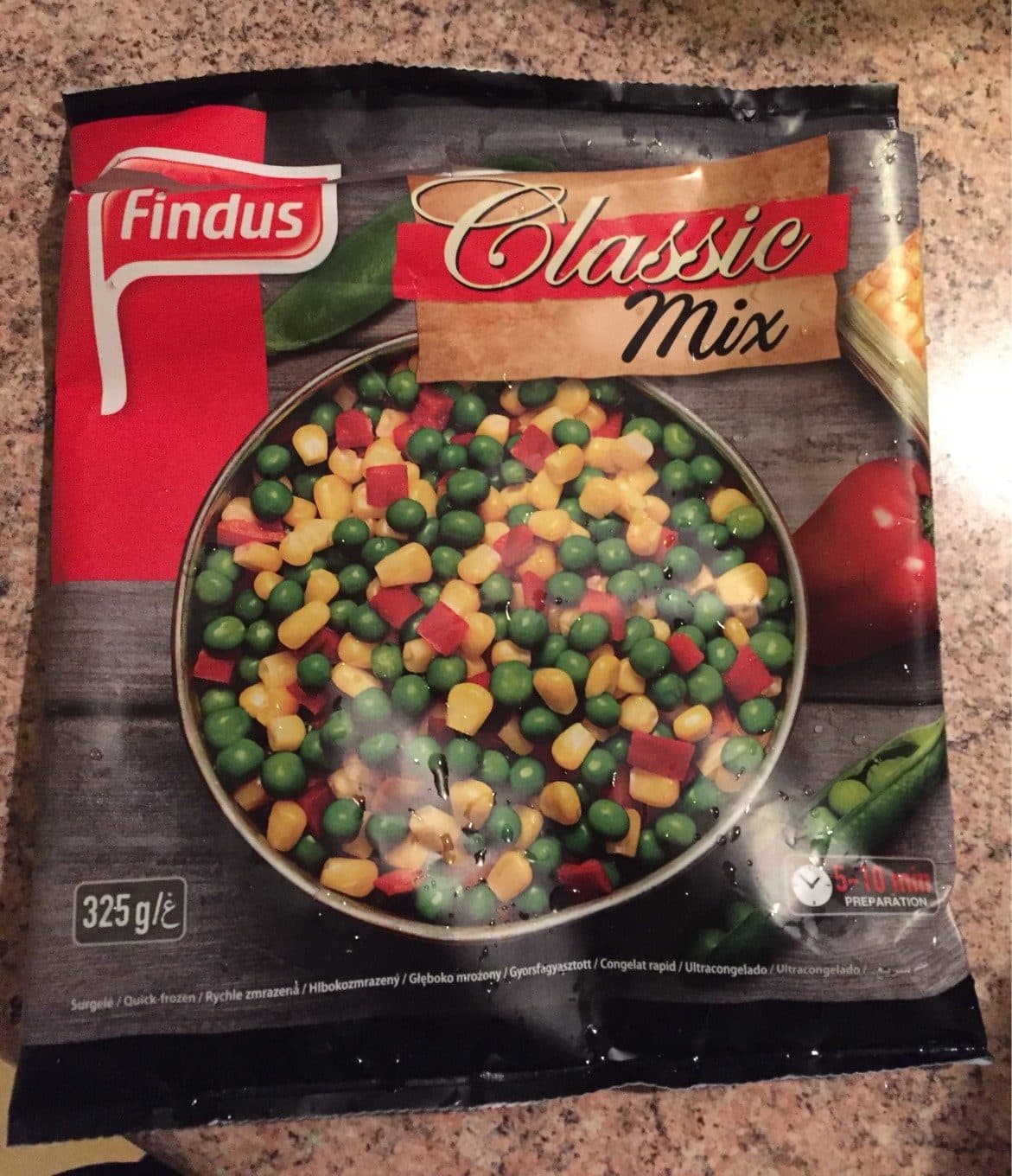 Findus Classic mix packshot