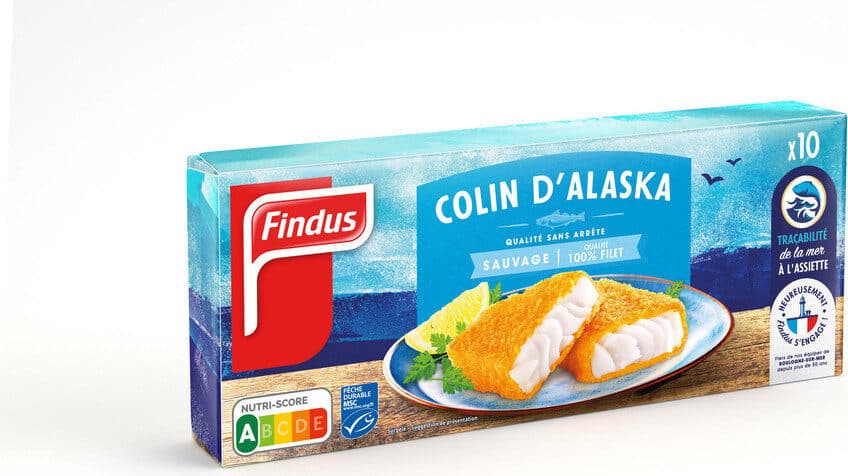 findus Tranches Panées de Colin d'Alaska packshot
