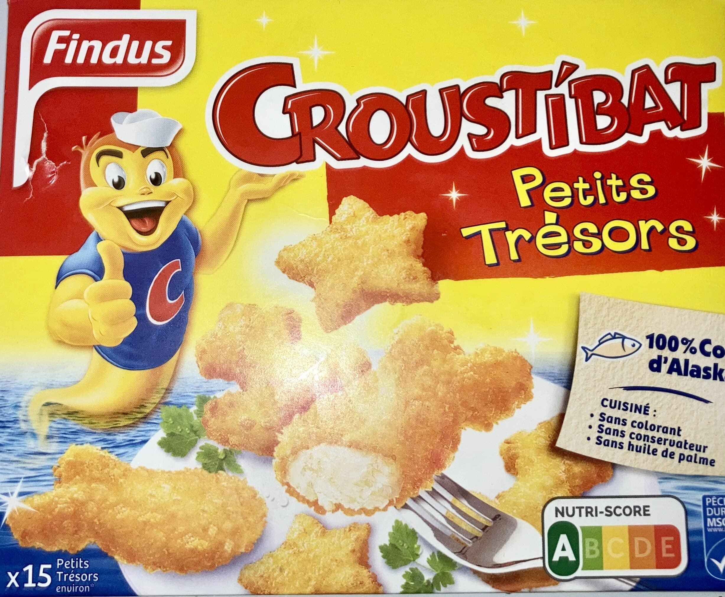 Findus Croustibat Petits Trésors packshot