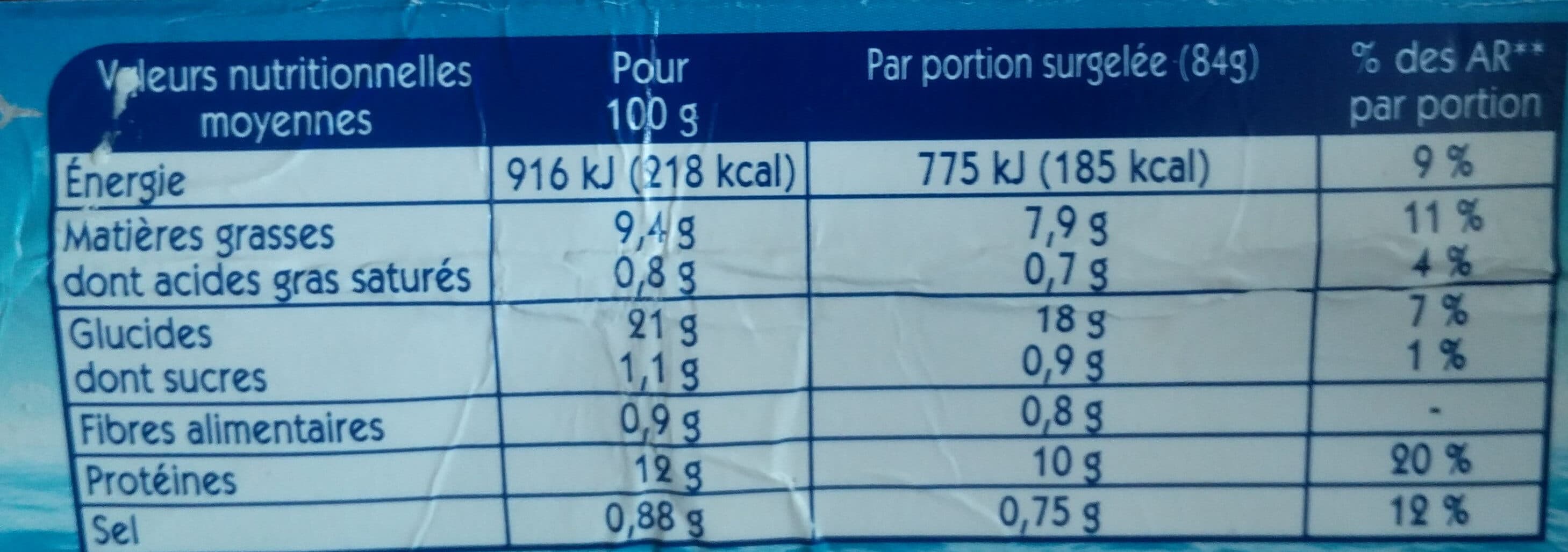 Findus Bâtonnets Colin d'Alaska MSC packshot