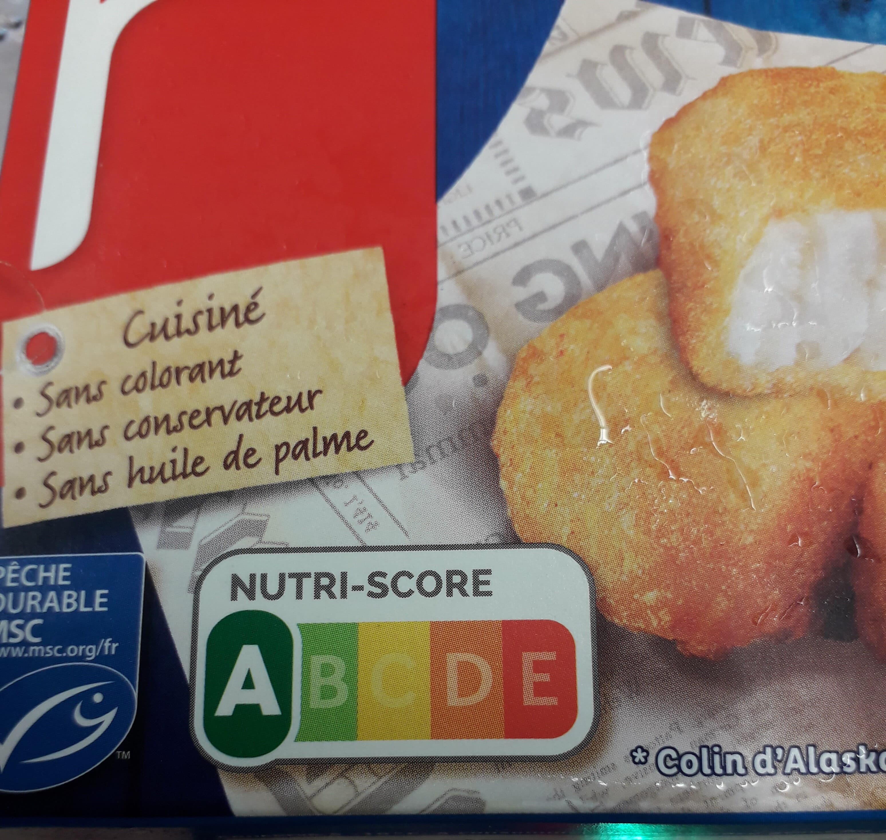 Findus Nuggets de colin d'Alaska packshot