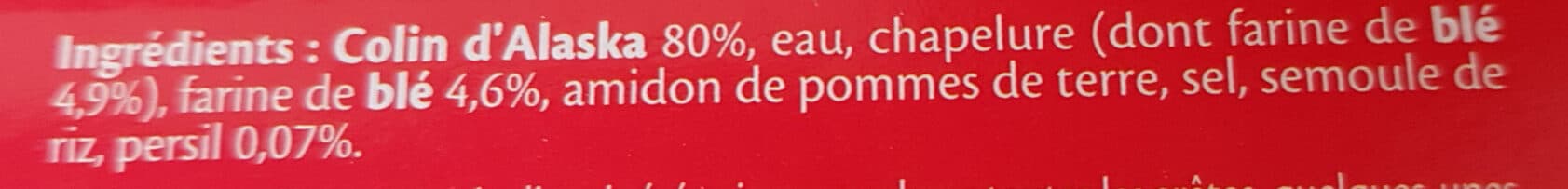 Findus colin d'Alaska façon Meunière packshot
