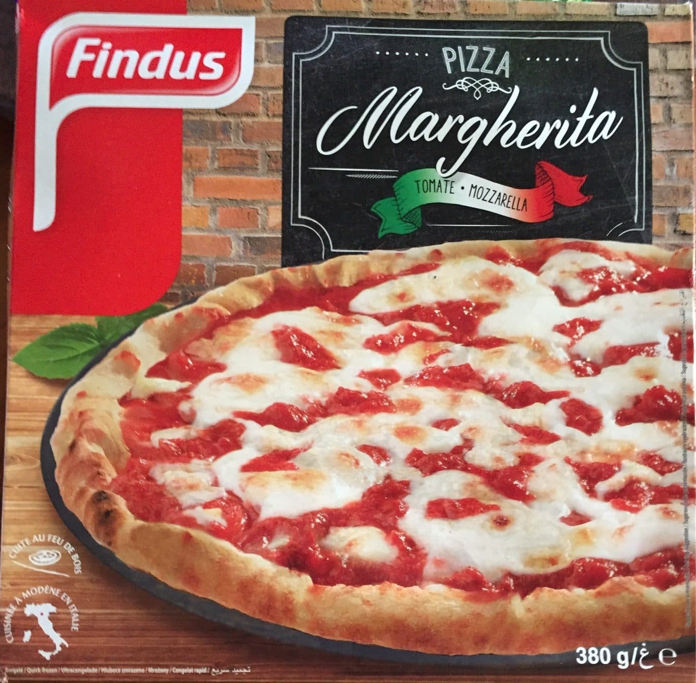 Findus Pizza margherita packshot