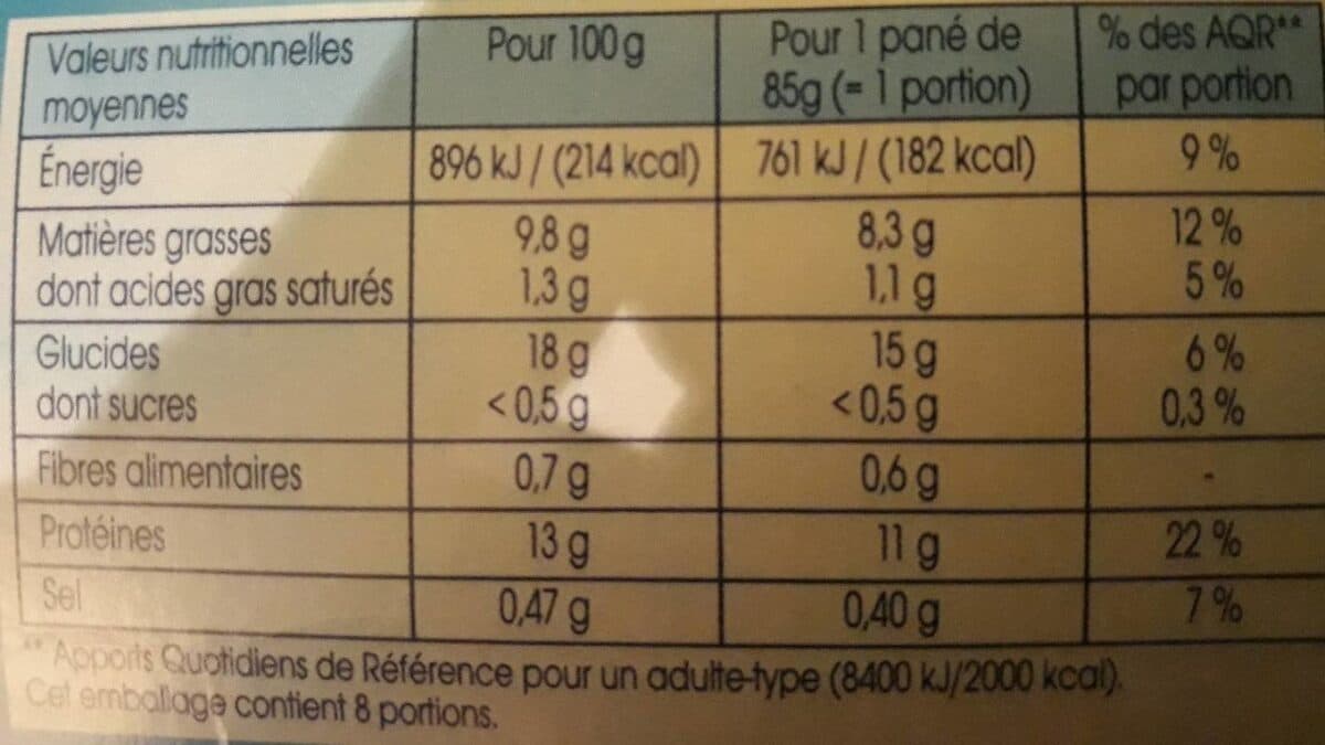 Findus Cabillaud Panés Qualité 100% Filet MSC packshot