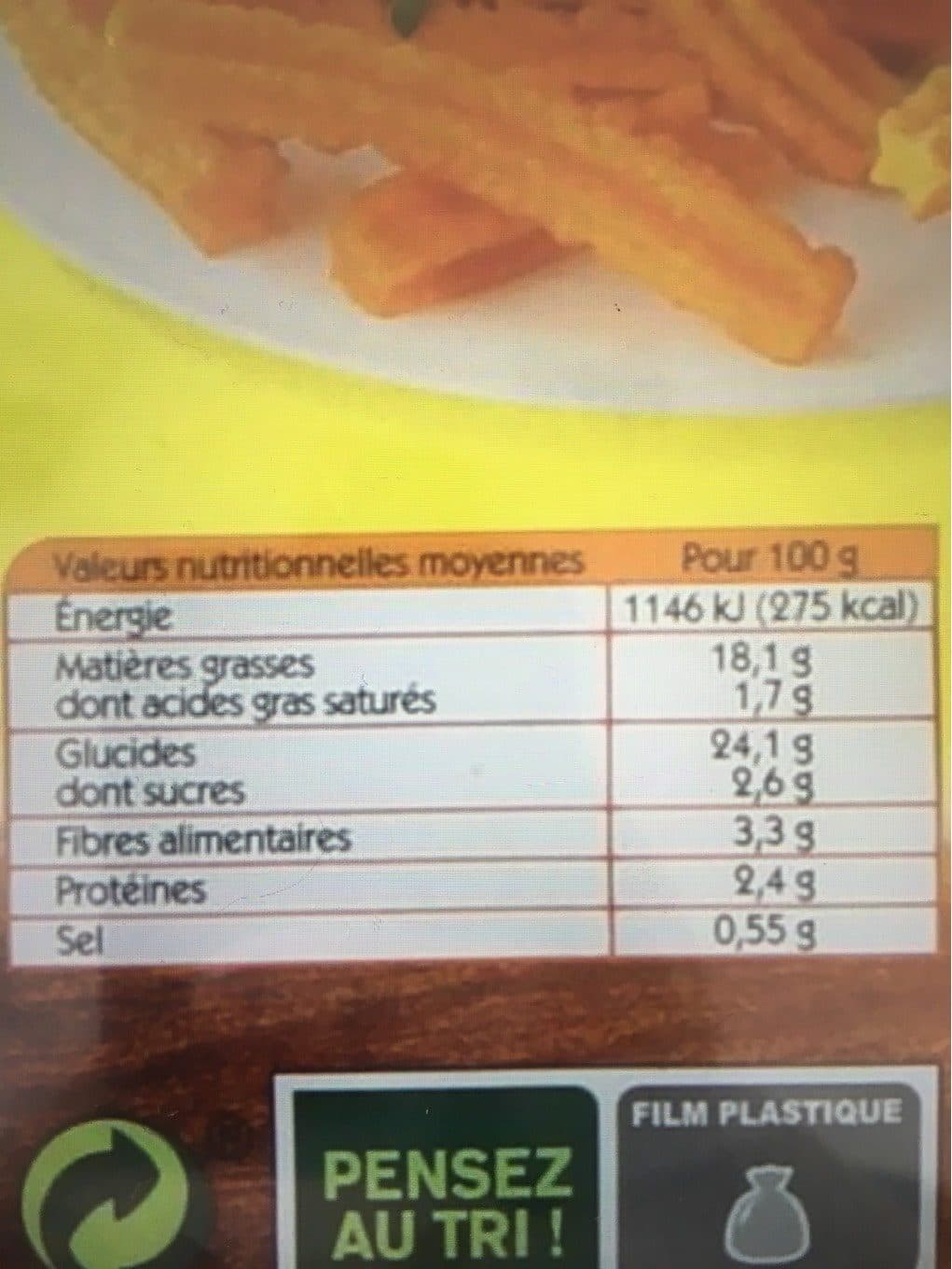 Findus Croustibat Mini-Churros packshot