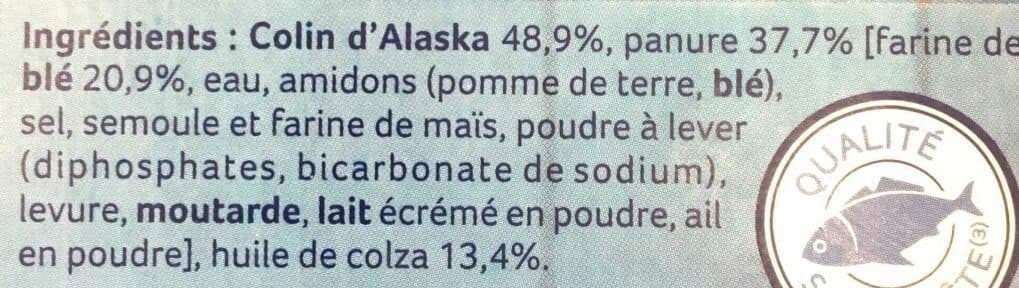 Findus Colin d' Alaska façon fish and chips packshot