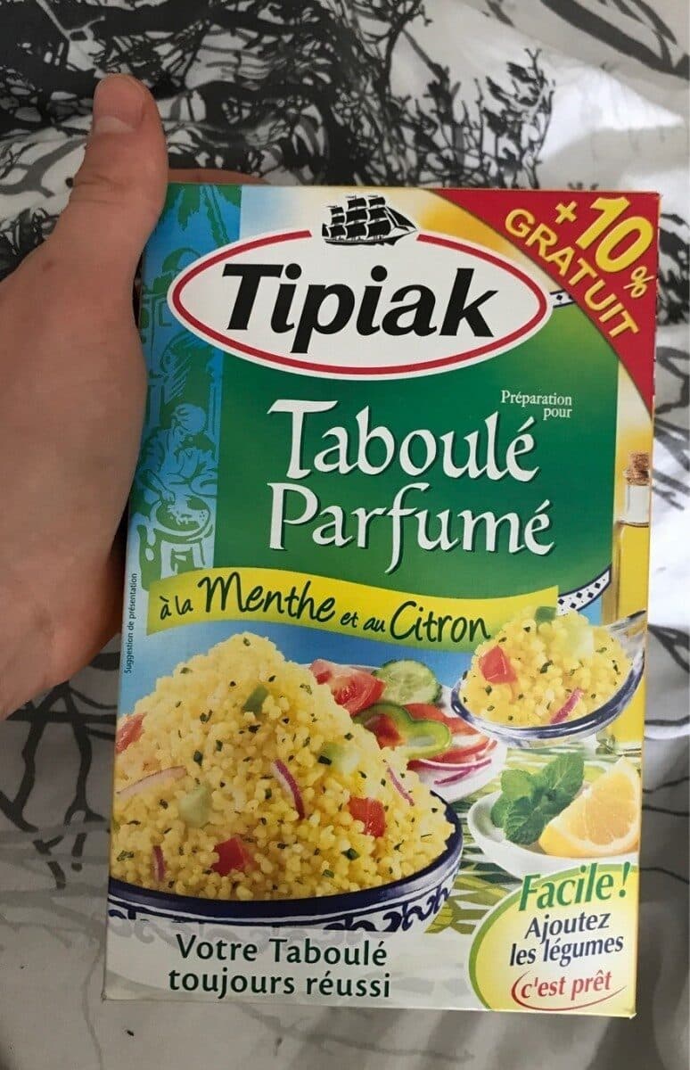 Tipiak Préparation pour taboulé parfumé à la menthe et au citron packshot