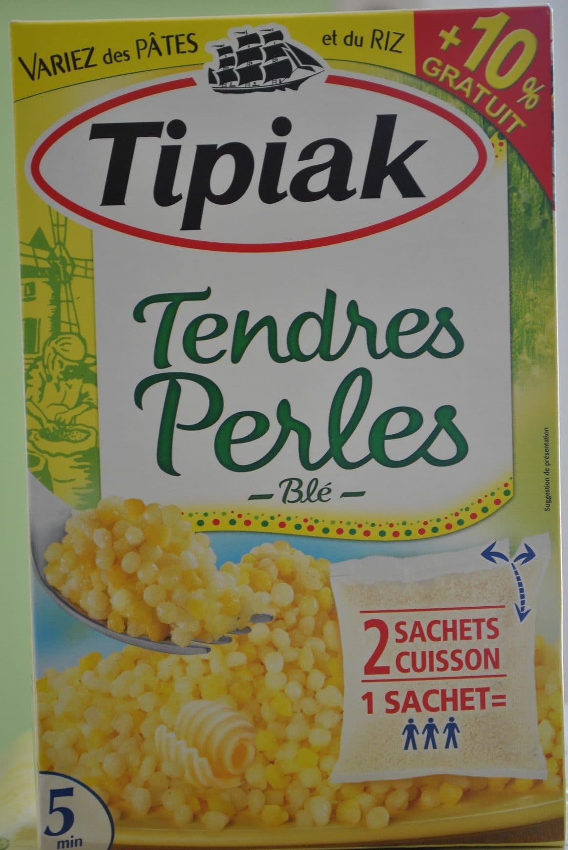 Tipiak Tendres Perles Blé packshot