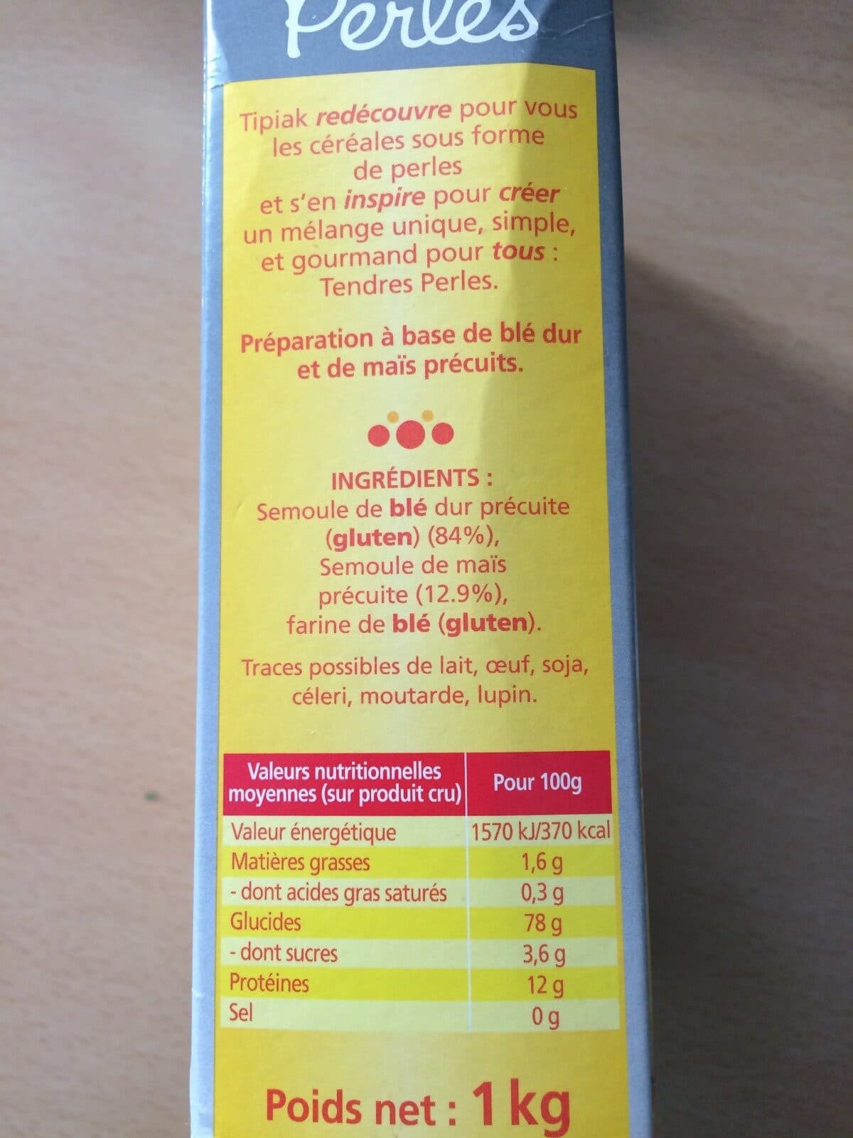 Tipiak Tendres Perles packshot
