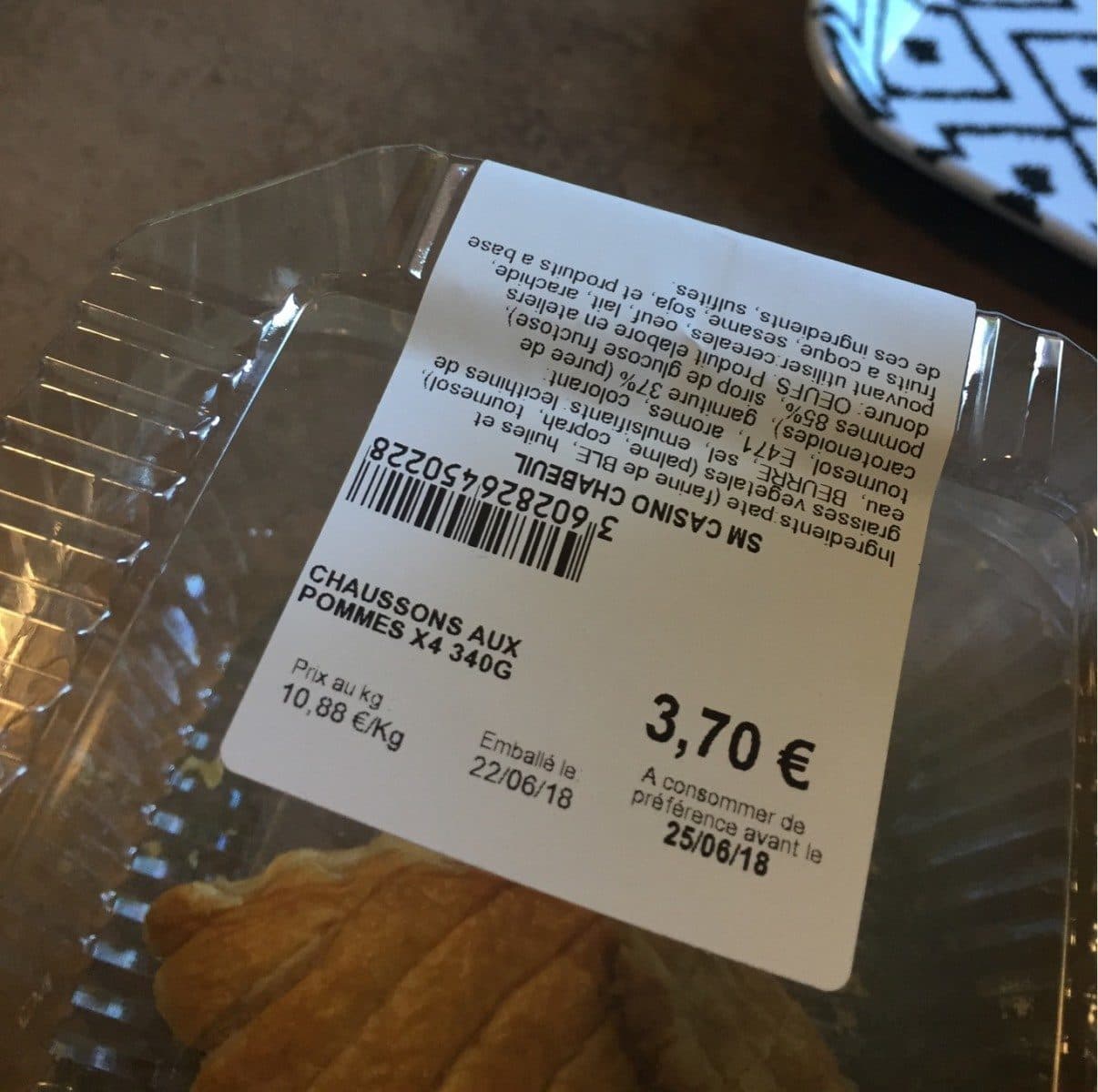 Open Food Facts Chaussons aux pommes packshot