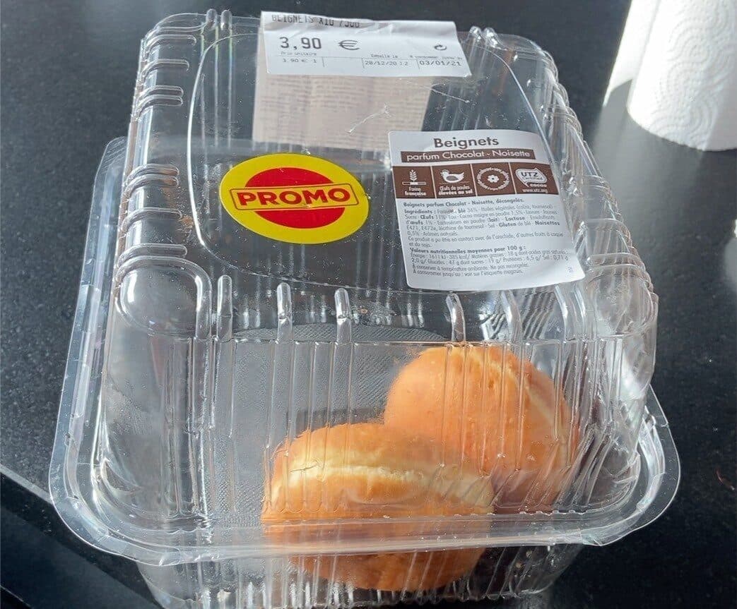 Open Food Facts Beignets parfum chocolat Noisette packshot
