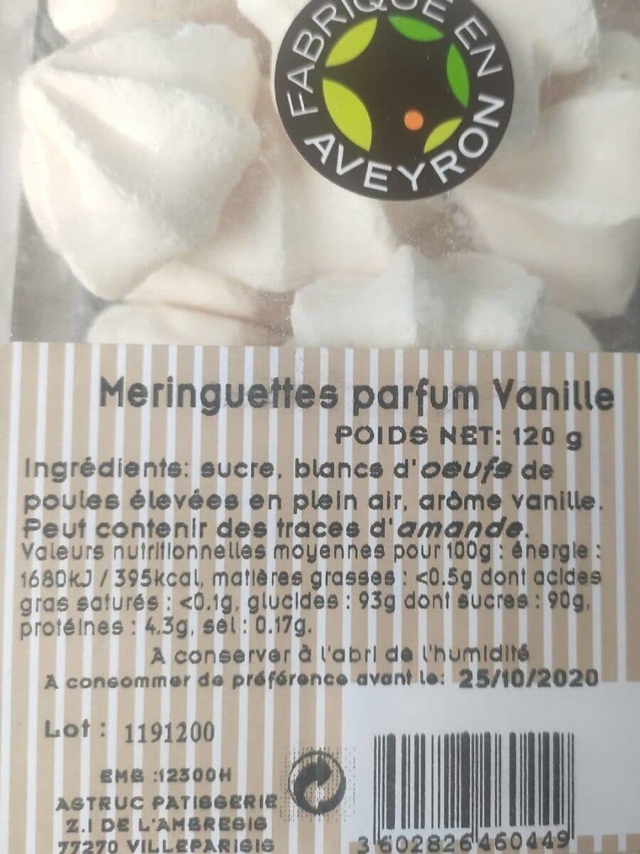 Open Food Facts Meringuettes parfum vanille packshot
