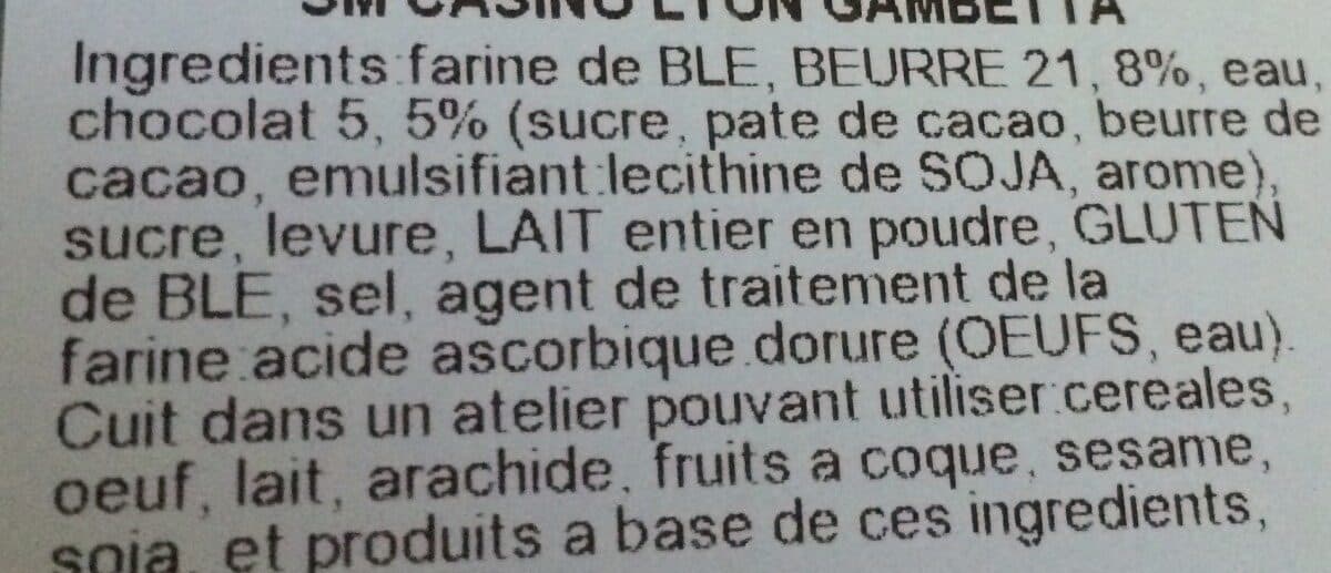 Open Food Facts 2 croissants +2 pains chocolat packshot