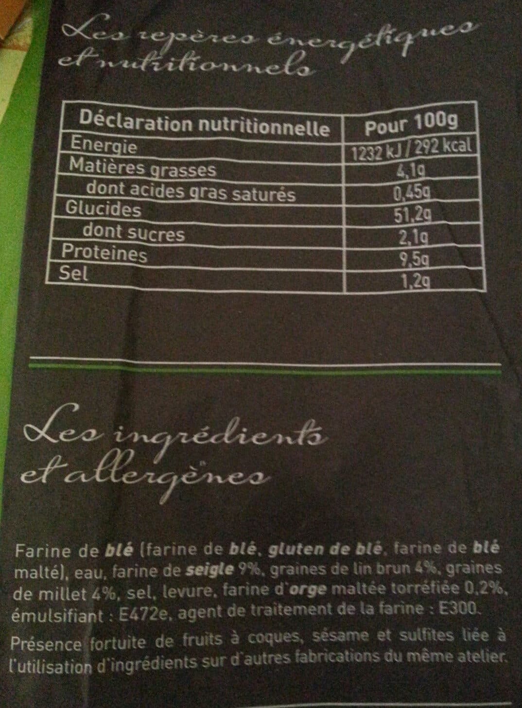 La Boulange des Bastides Buchette Cereales packshot