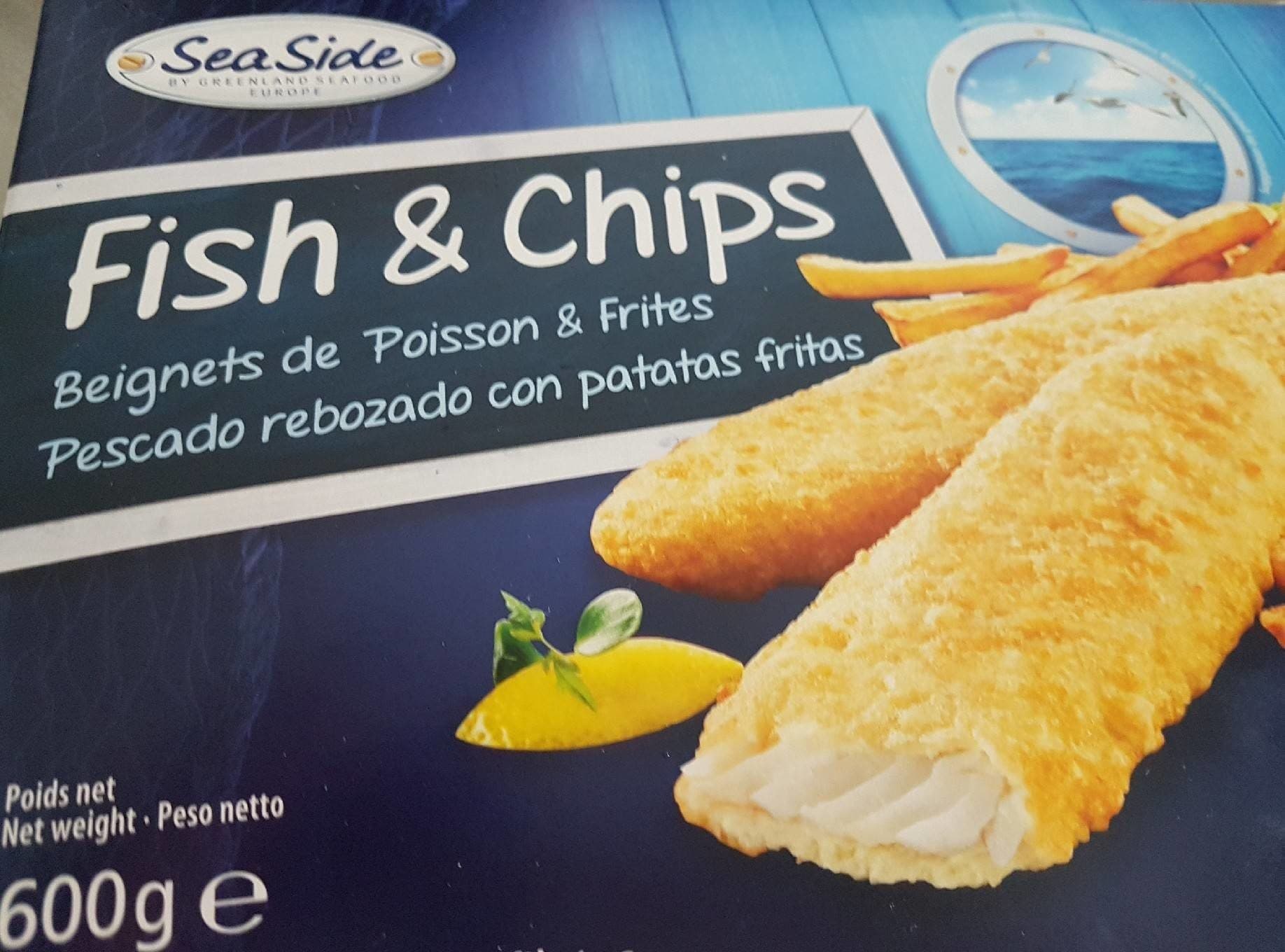 Toupargel Fish and Chips packshot