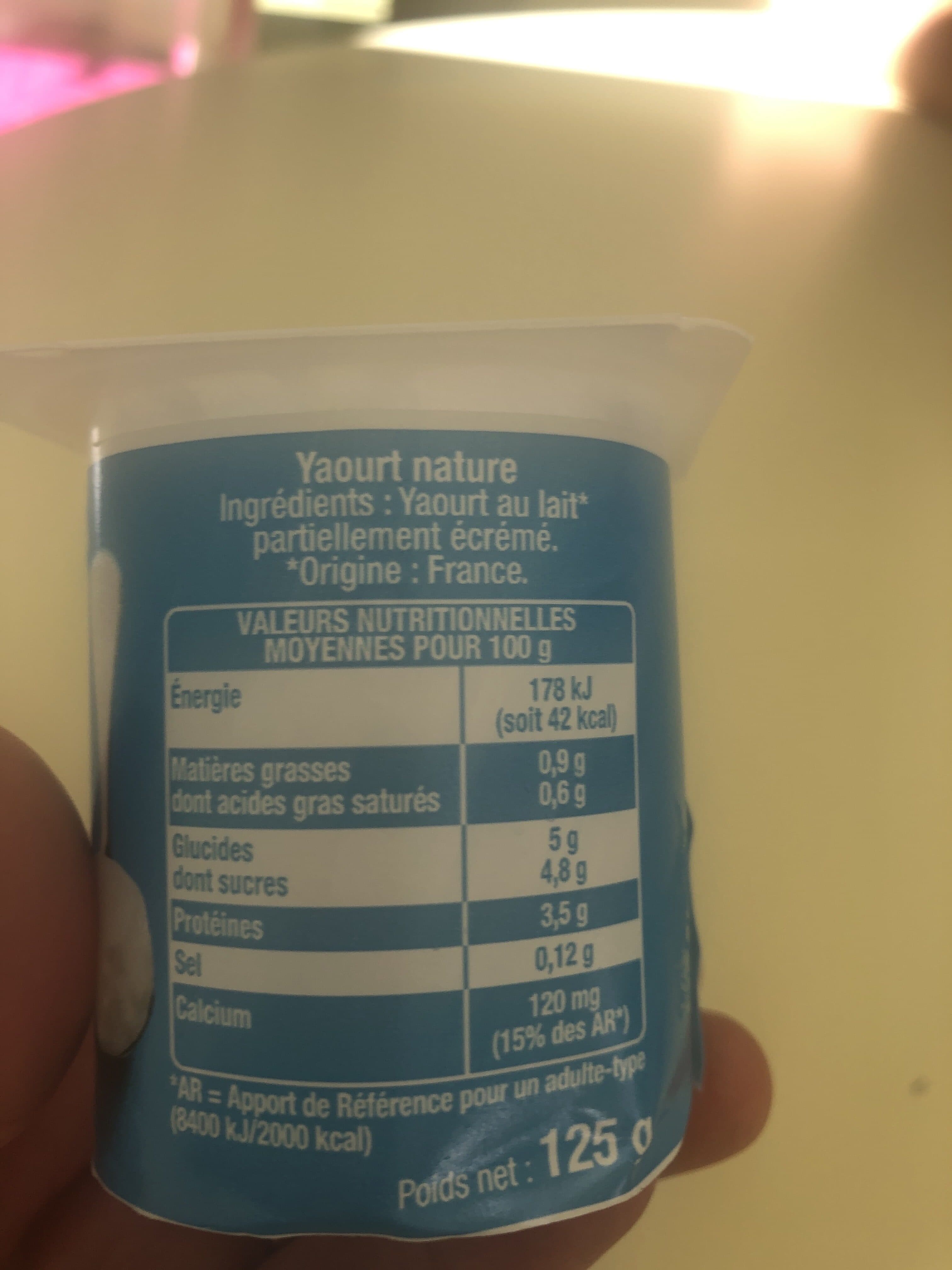 Campagne de france Yaourt nature packshot