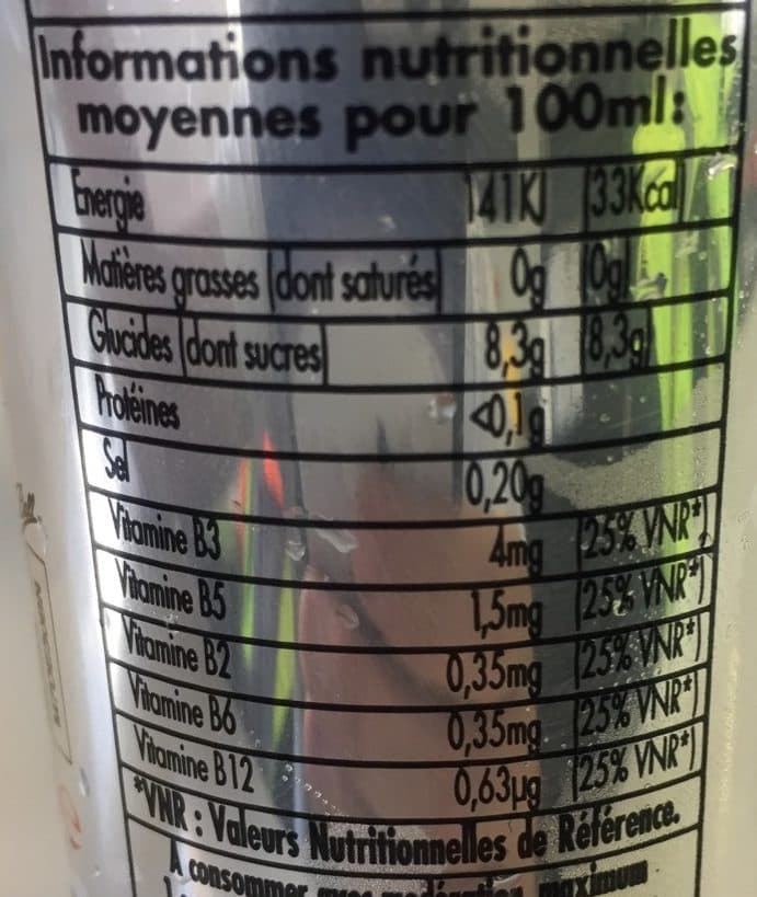 Impact 25CL Energy Drink Impact packshot