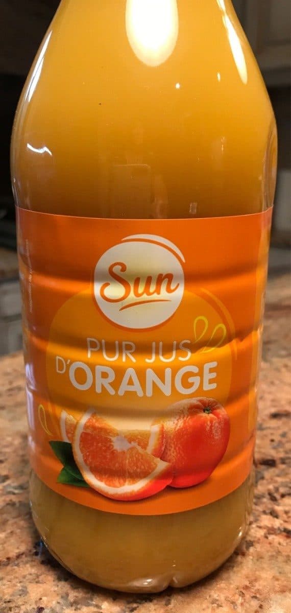 Sun Pur Jus d'Orange packshot