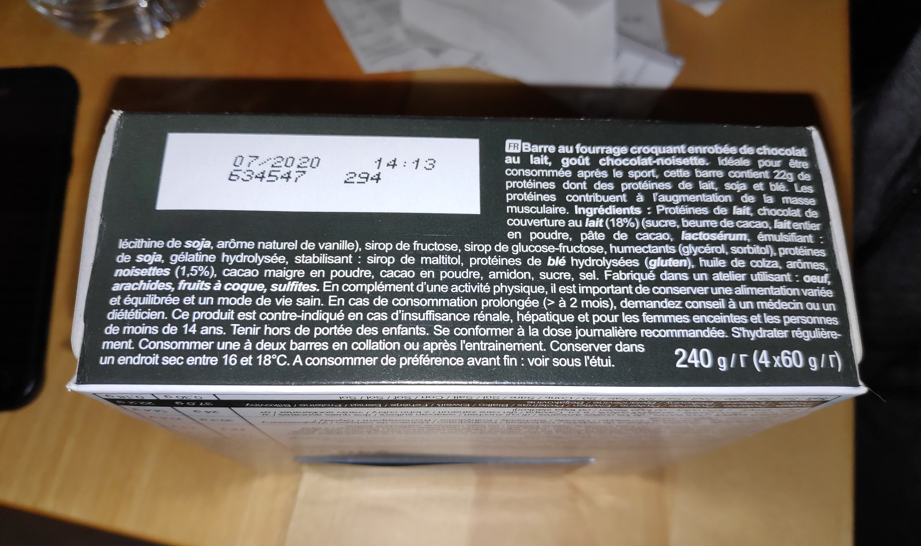 decathlon Decathlon whey protein bar packshot