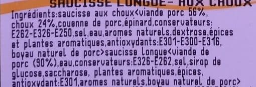 Tradival Assortiment Découverte - Saucisse Longue aux Choux packshot