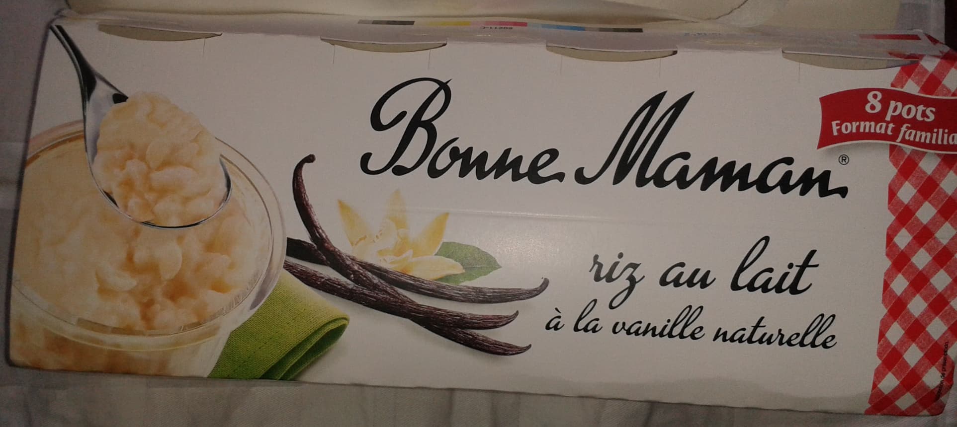 Bonne Maman Riz au lait à la vanille naturelle packshot