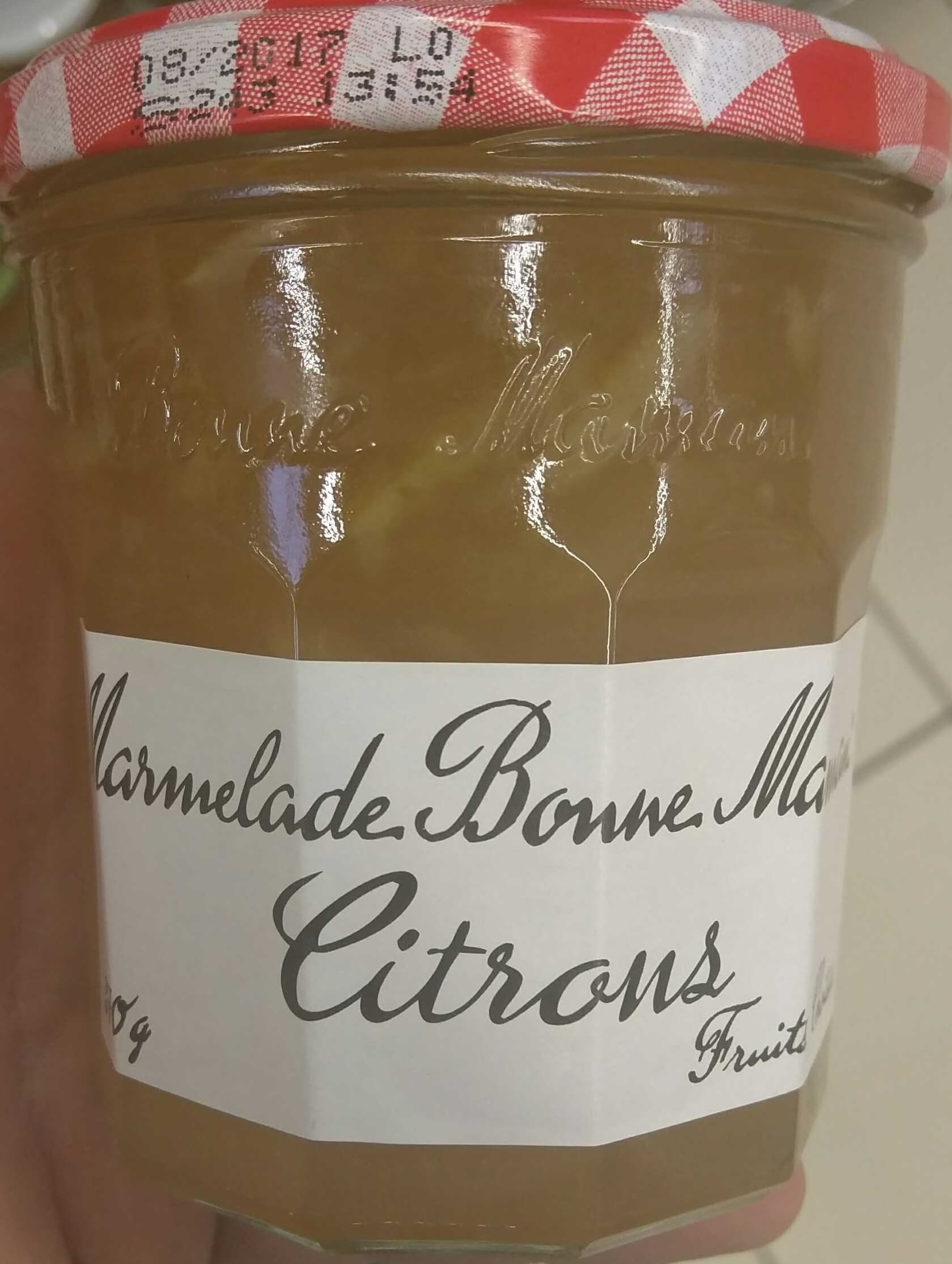 Bonne Maman Marmelade Citrons packshot
