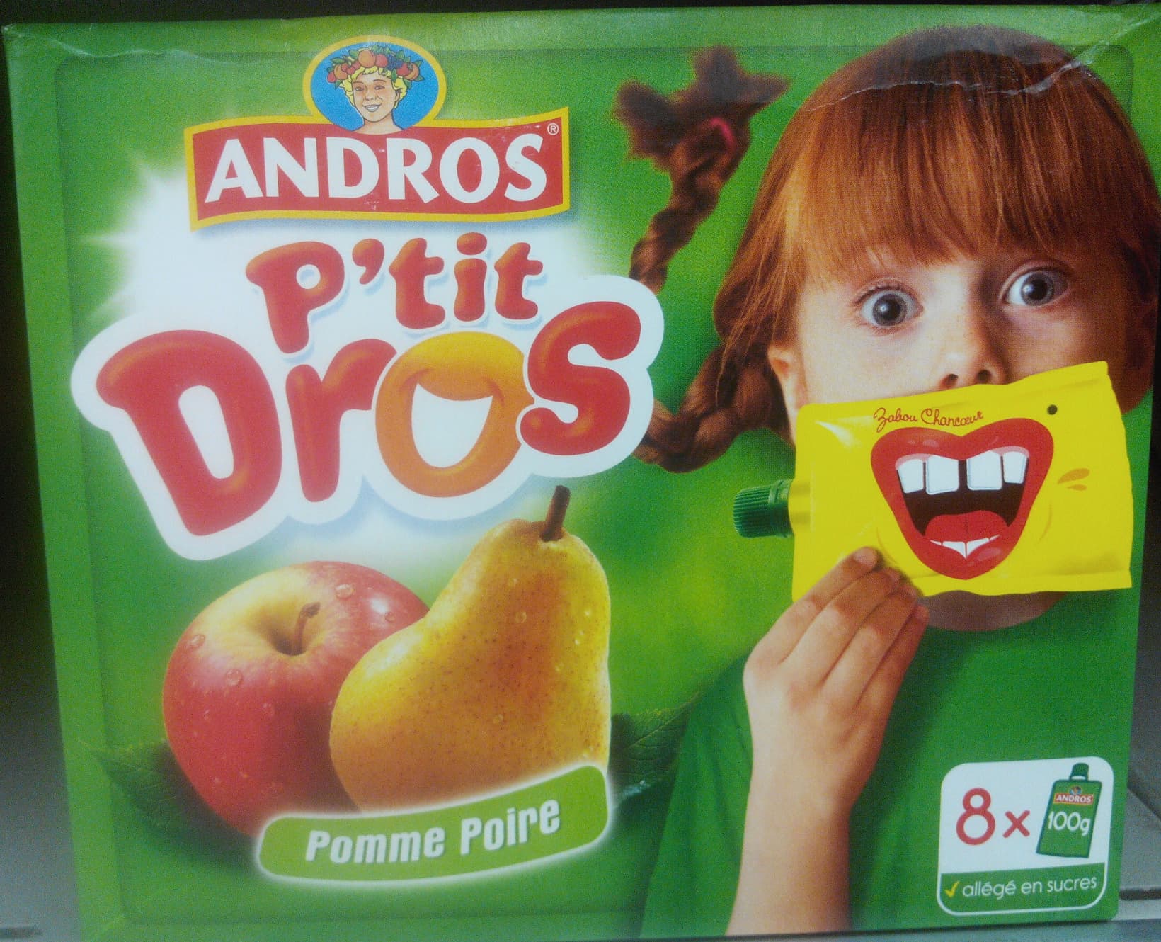 Andros P'tit Dros Pomme Poire packshot