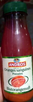 Andros Oranges sanguines pressées packshot