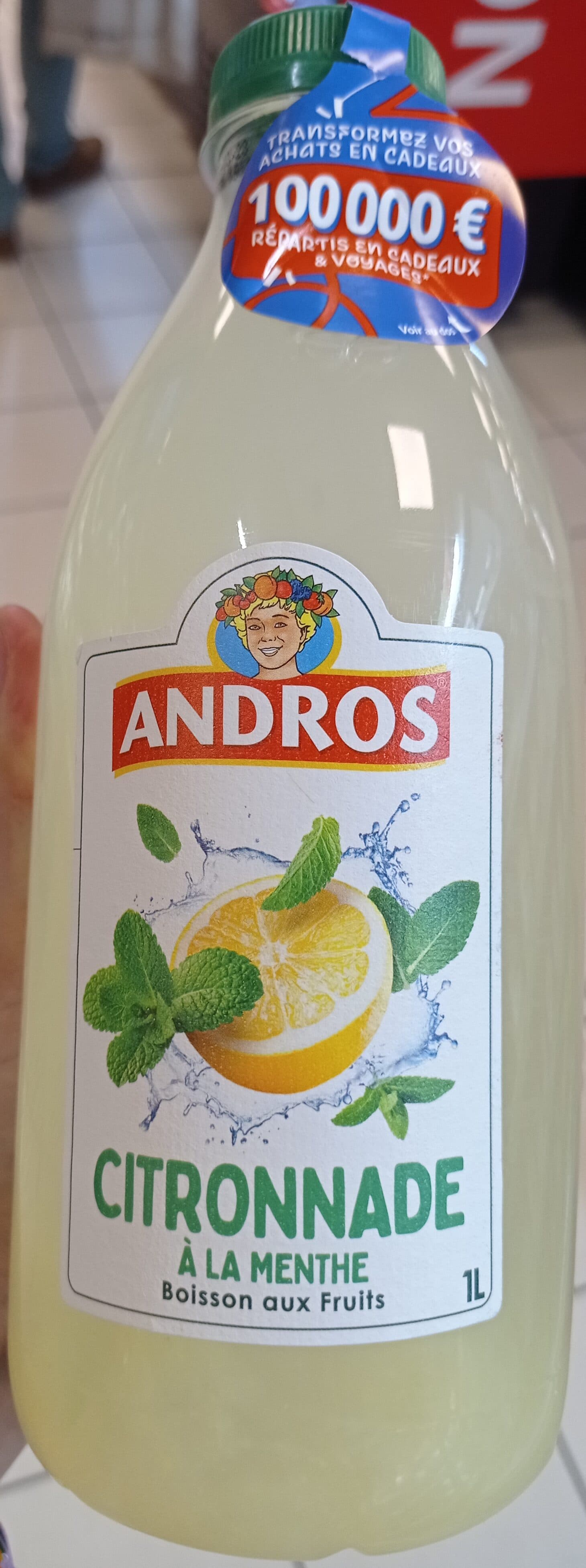 Andros citronnade menthe packshot