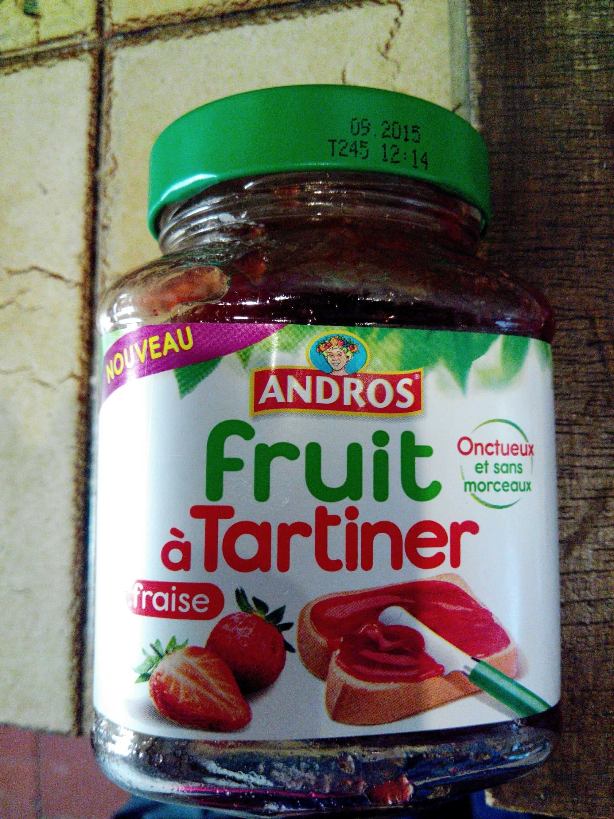 Andros Fruit à tartiner Fraise packshot