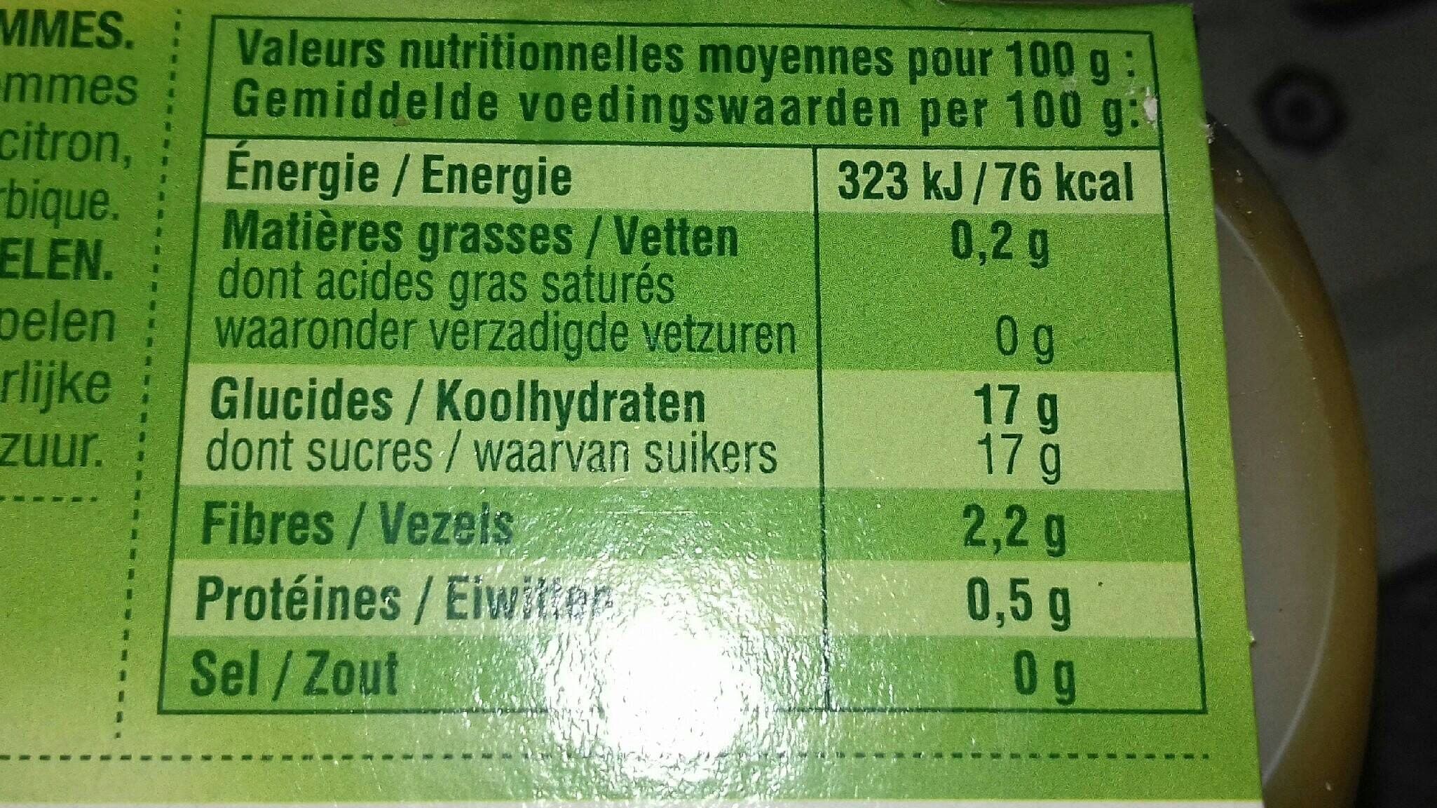Andros Pomme pêche packshot