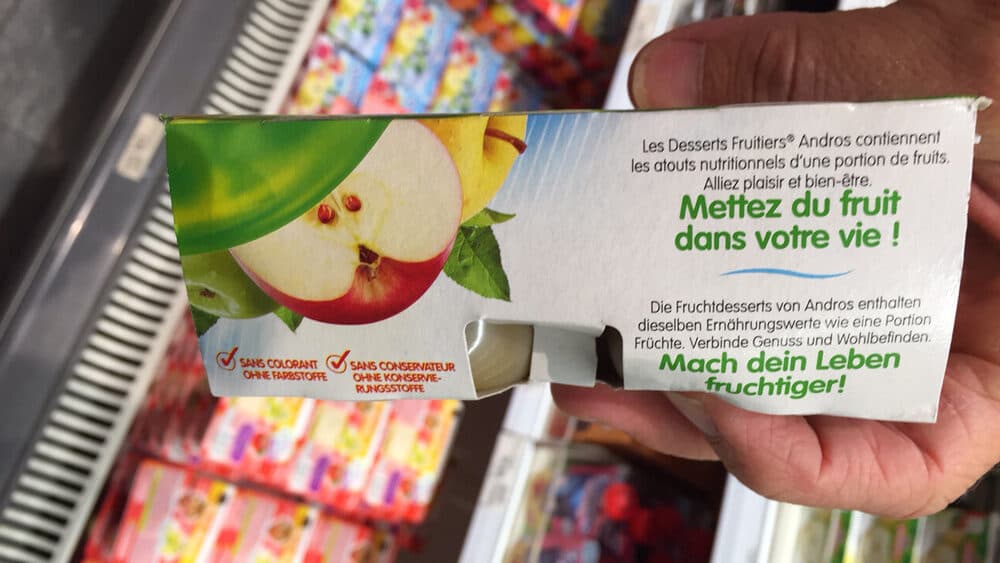 Andros Compote pomme packshot