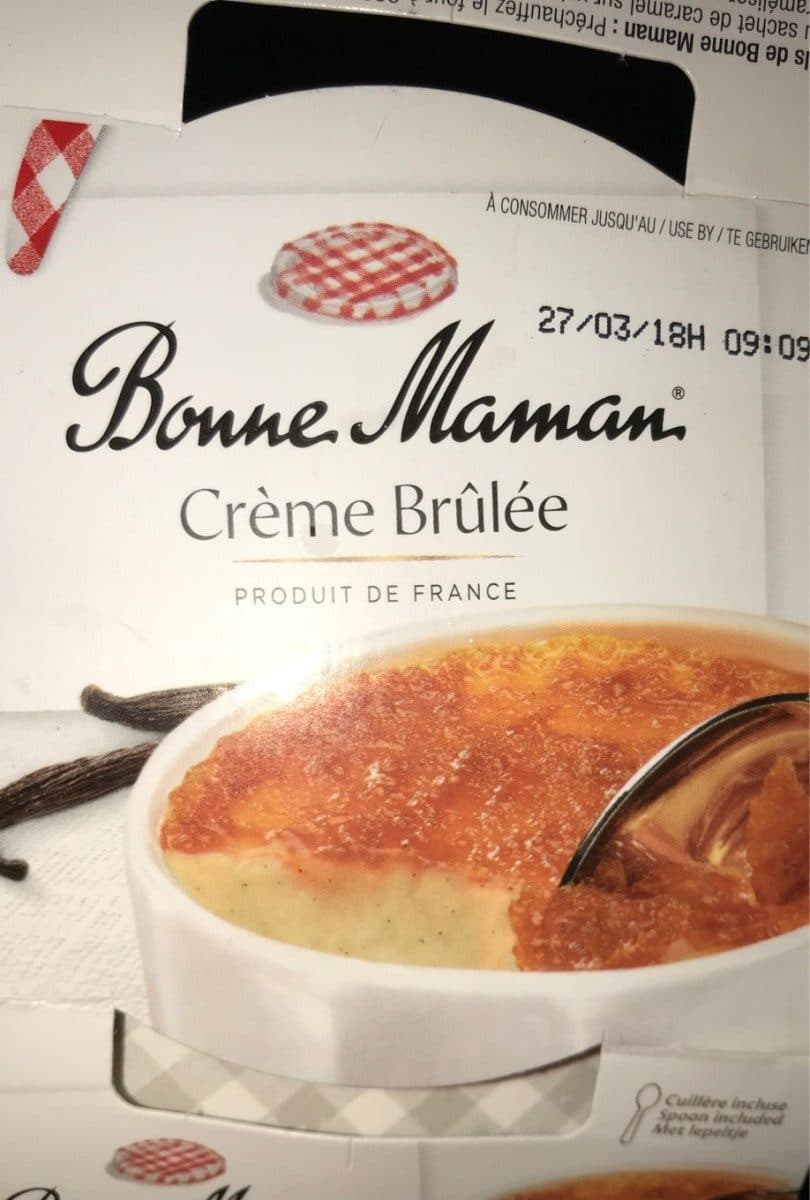 Bonne Maman Creme brulée packshot