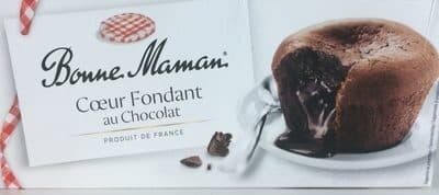 Bonne Maman Coeur Fondant Au Chocolat packshot