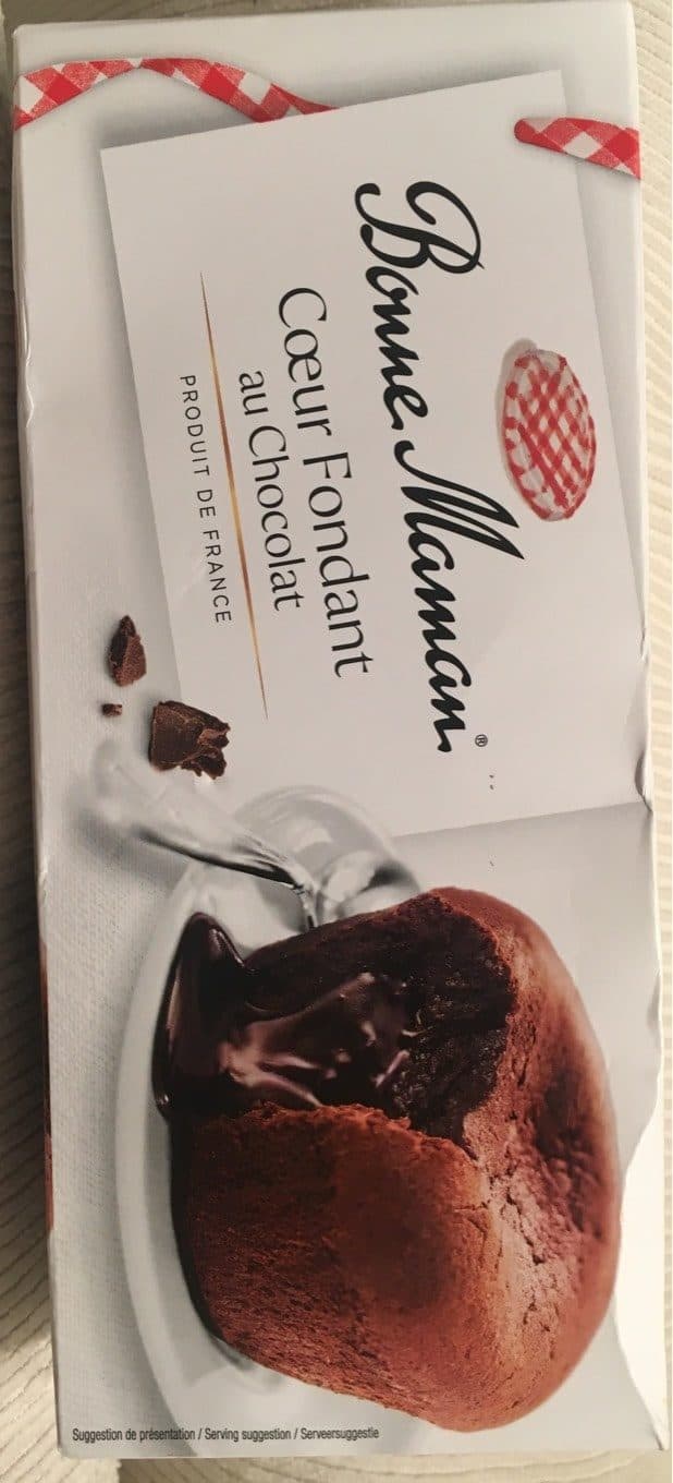 Bonne Maman Bonne Maman Coeur Fondant Au Chocolat packshot