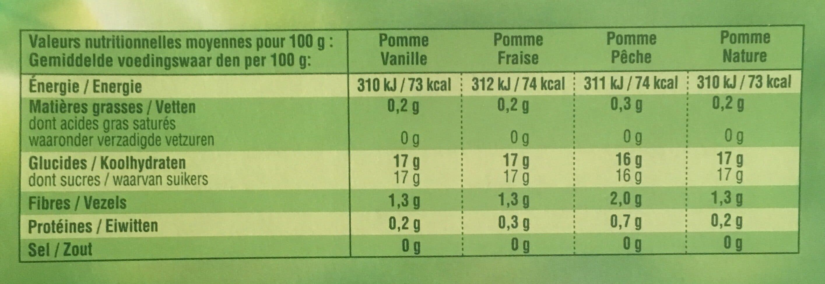 Andros Compote Vanille-Fraise-Pêche-Pomme packshot