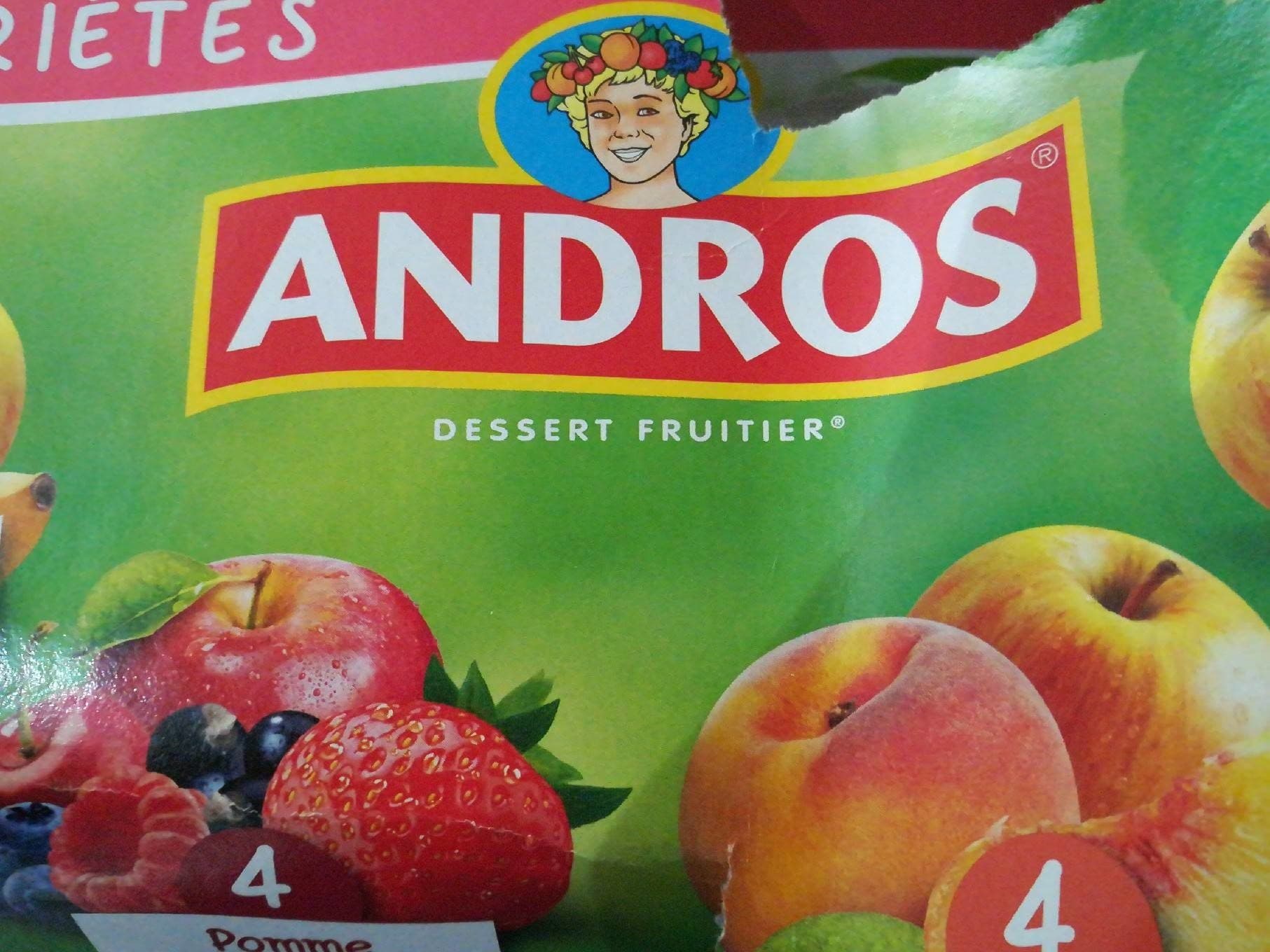 Andros Fruits panachés packshot