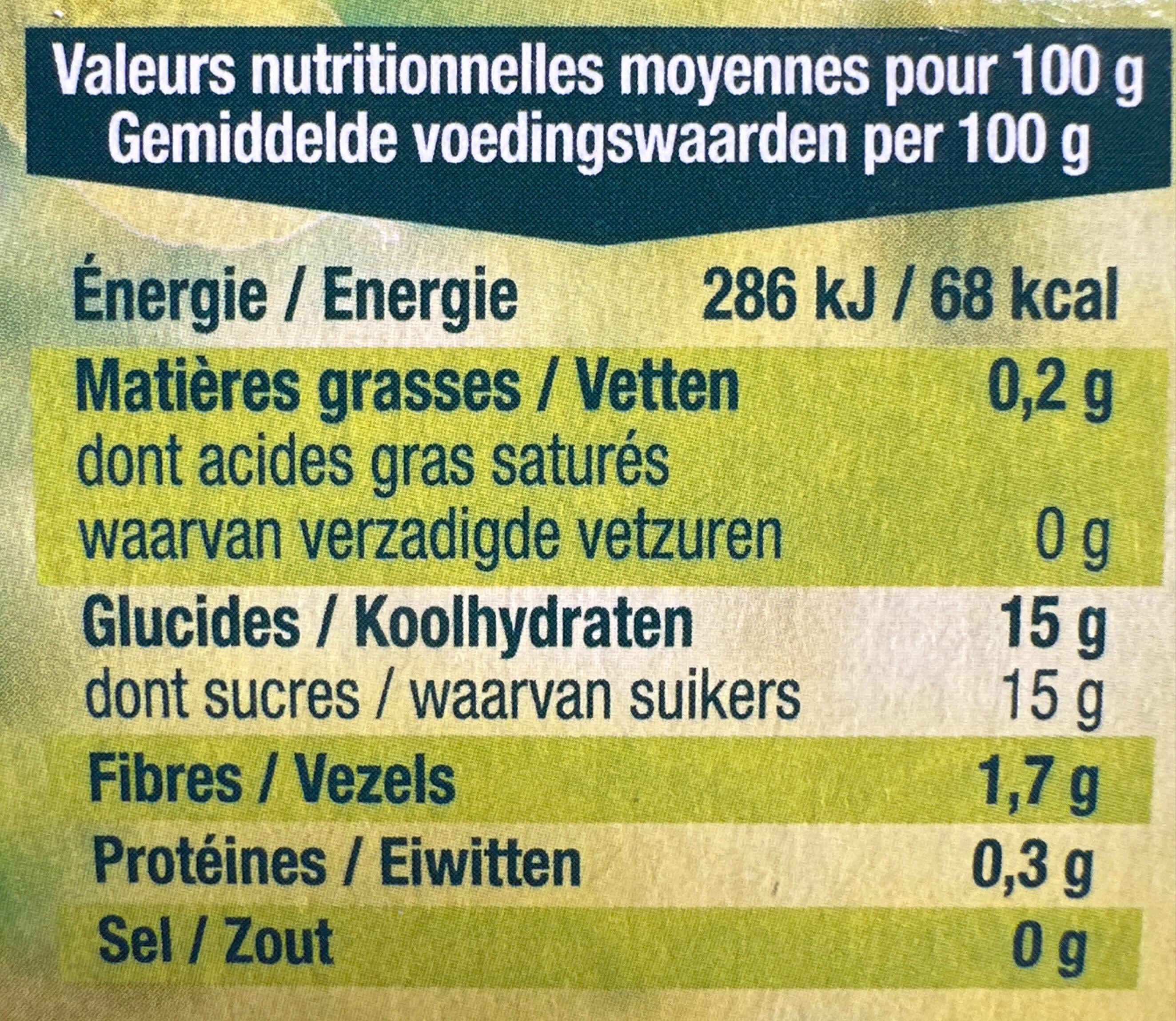 Andros Dessert fruitier pomme poire packshot