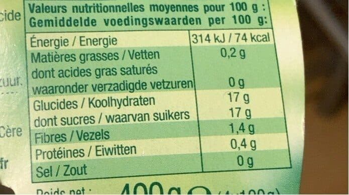Andros Dessert Fruitier Pomme🍎 Banane🍌 packshot