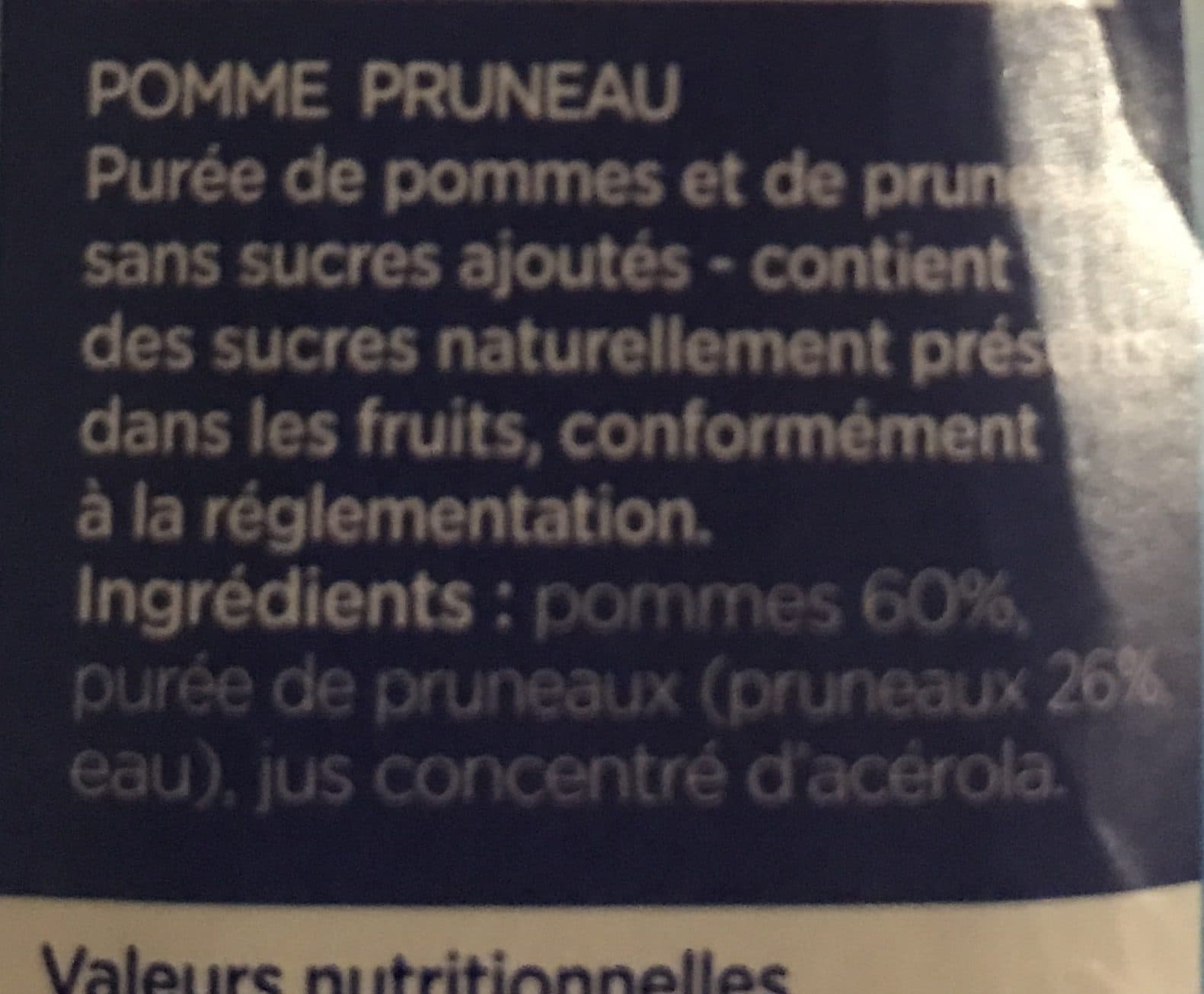 ANDROS Gourde Pomme Pruneau sans sucre ajoutés packshot