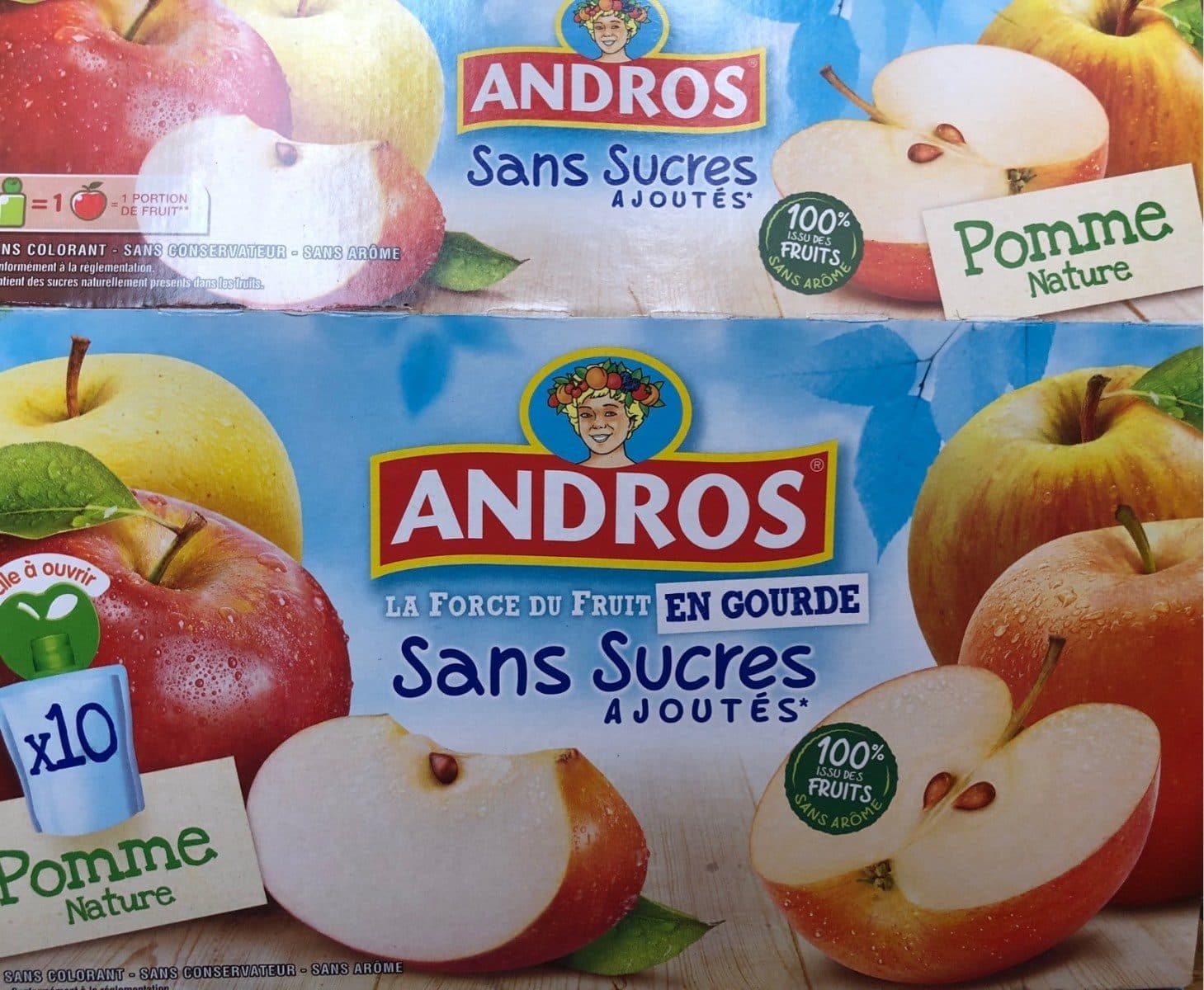 Andros La force du fruit en Gourde packshot