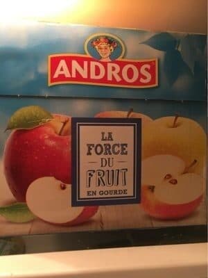 Andros Spécialité de pommes nature sans sucres ajoutés packshot