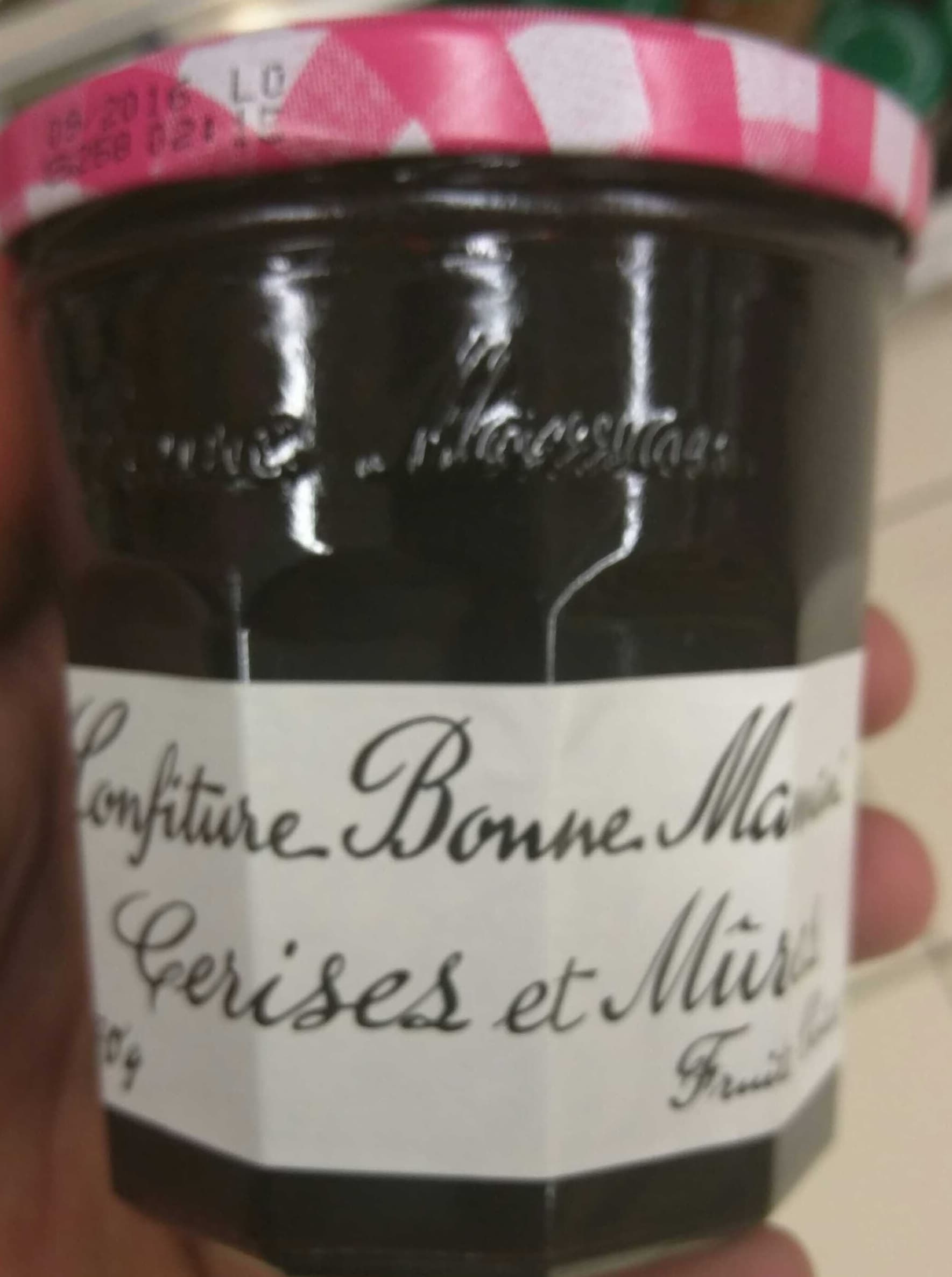 Bonne Maman Cerises et Mûres packshot