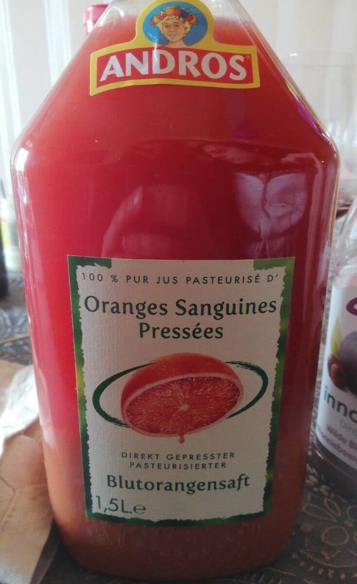 Andros Oranges sanguines pressées packshot